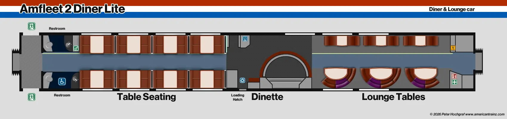 Amfleet II Diner Lite