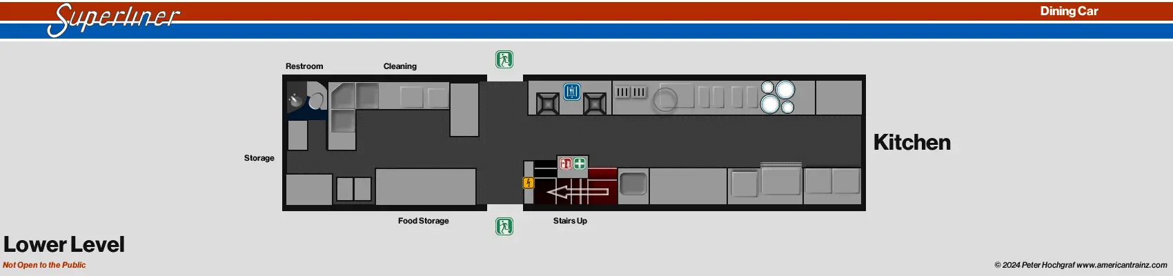 Superliner Diner Lower Level